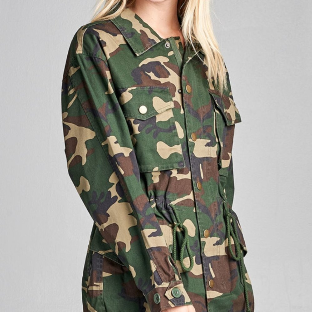 Camo Print Jacket - Picture 2 of 3